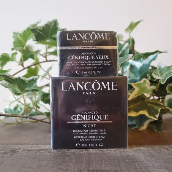 Lancôme Advanced Génifique Night Cream 1.7 oz & Eye Cream .5 oz. New in Box - Picture 2 of 6